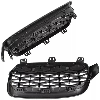 BMW 3 F30 F31 12-19 grotelių tarp žibintų (kairė ir dešinė) komplektas FULL BLACK STAR