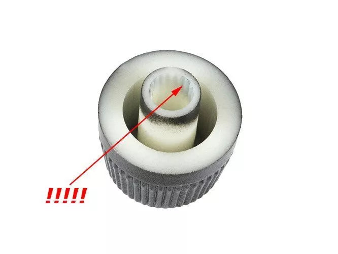 BMW 5 E39 95-03 BUSINESS radijo garso reguliavimo rankenėlė, juoda