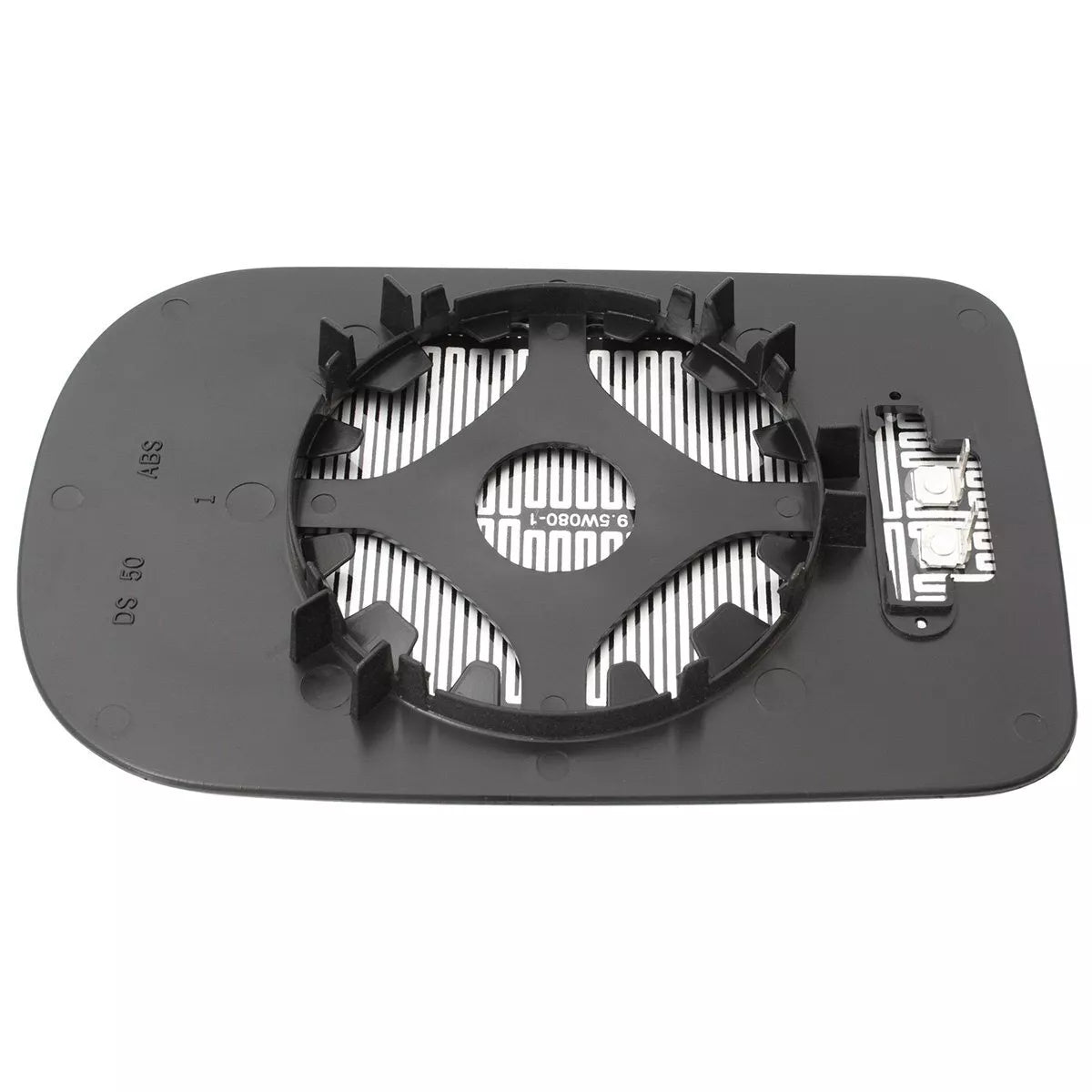 BMW 5 E39 96-04 veidrodėlio įdėklas šildomas mėlynas dešinysis