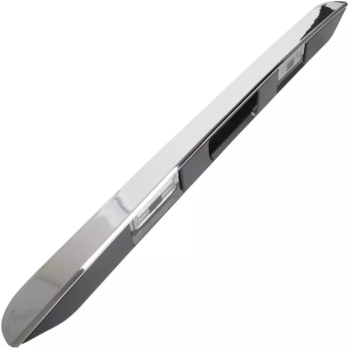 BMW 5 E39 97-04 KOMBI numerio ženklo apšvietimo dangtelis su bagažinės atidarymo mikrojungikliu, chromuotas