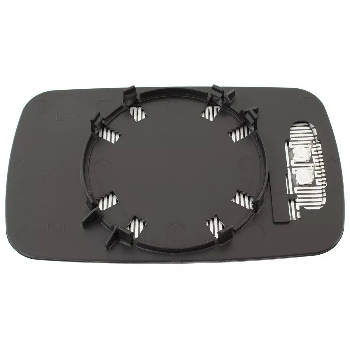 BMW 5 E39 97-04 veidrodėlio įdėklas, šildomas, mėlynas, kairė = dešinė