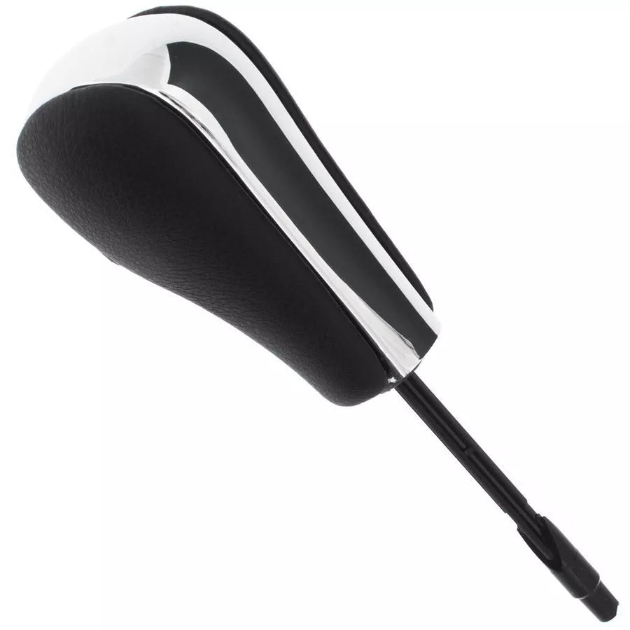 BMW 5 E39 E60 E61 AUTOMATINĖS PAVARŲ PERJUNGIMO RANKENĖLĖ JUODA + CHROMAS - ILGAS SELEKTORIUS