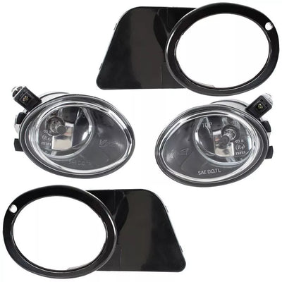 BMW 5 E39 M-Paketas M3 96-03 halogeniniai žibintai su rėmeliais kairėje ir dešinėje (4 vnt.) komplektas