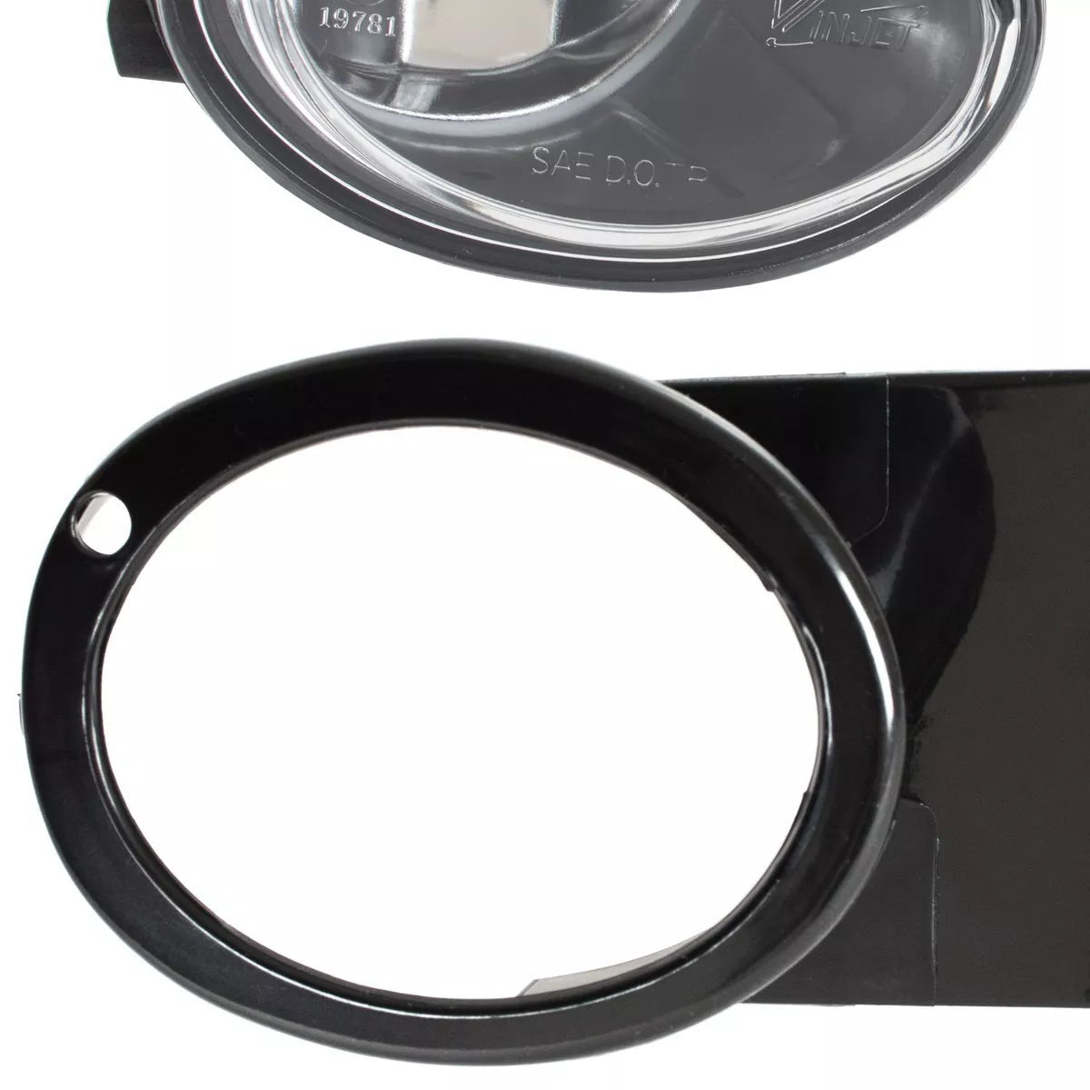 BMW 5 E39 M-Paketas M3 96-03 halogeniniai žibintai su rėmeliais kairėje ir dešinėje (4 vnt.) komplektas