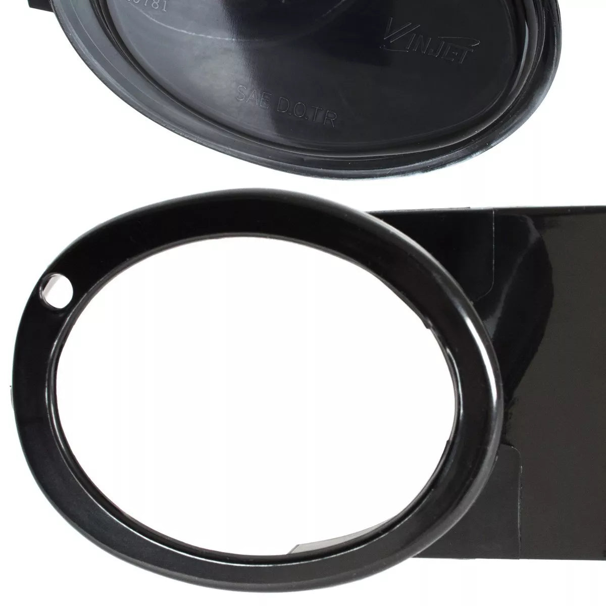 BMW 5 E39 M-Paketas M5 96-03 RŪKYTI halogeniniai žibintai su rėmeliais kairėje ir dešinėje 4 vnt. komplektas