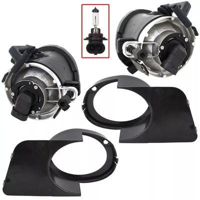 BMW 5 E39 M-Paketas M5 96-03 RŪKYTI halogeniniai žibintai su rėmeliais kairėje ir dešinėje 4 vnt. komplektas