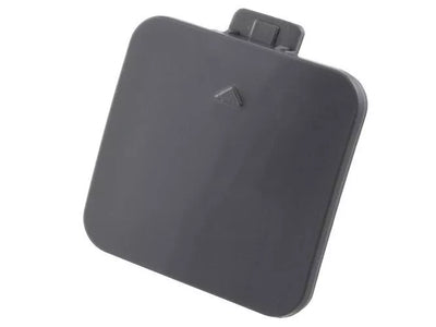 BMW 5 E60 03-07 vilkimo kablio dangtelis priekiniame bamperyje, pilkas