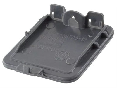 BMW 5 E60 03-07 vilkimo kablio dangtelis priekiniame bamperyje, pilkas