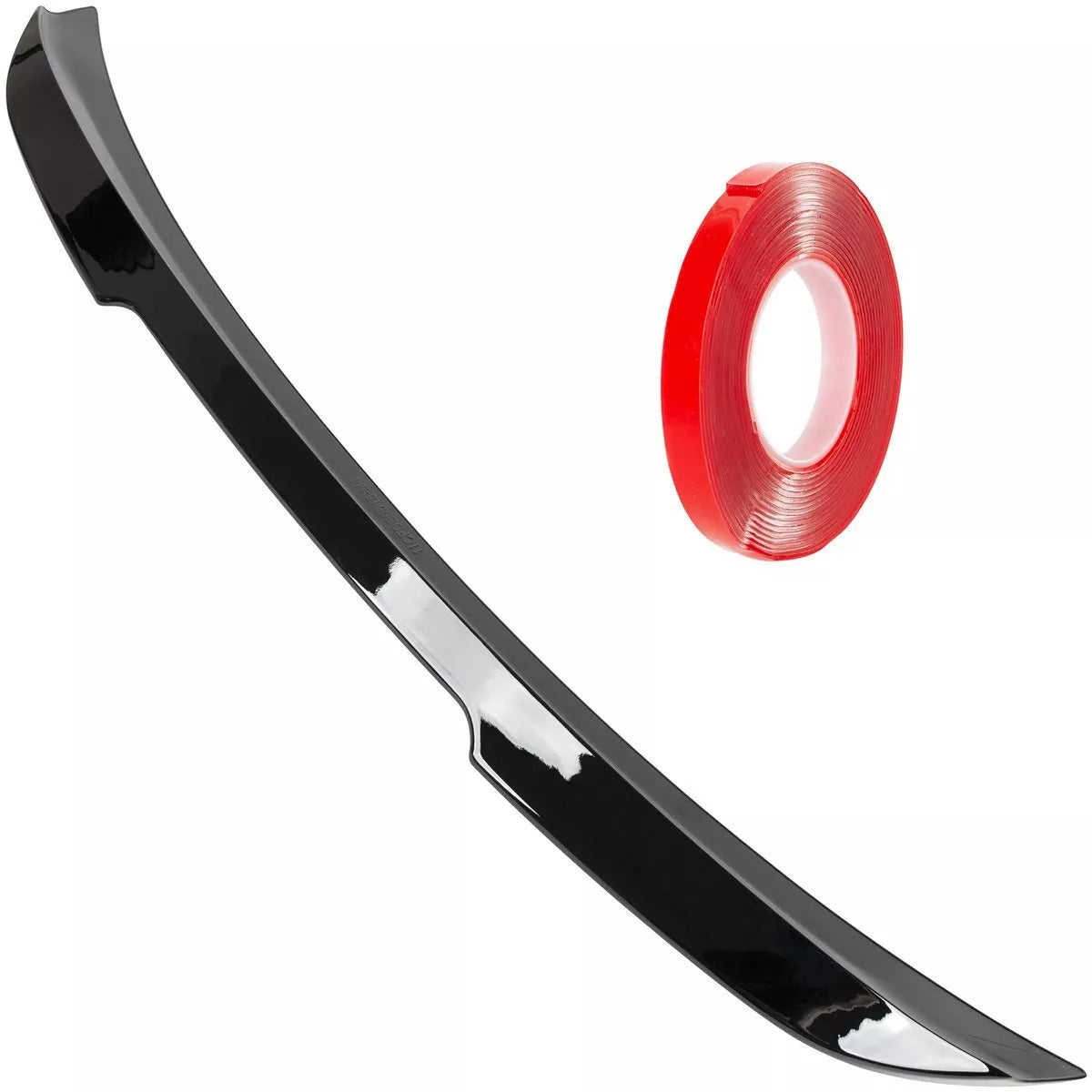 BMW 5 E60 04-11 galinis stogo spoileris - bagažinės dangčio eleronas BLIZGIUS JUODAS M4