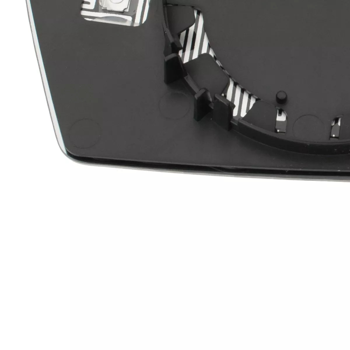 BMW 5 E60 / E61 03-10 veidrodėlio įdėklas šildomas mėlynas kairysis