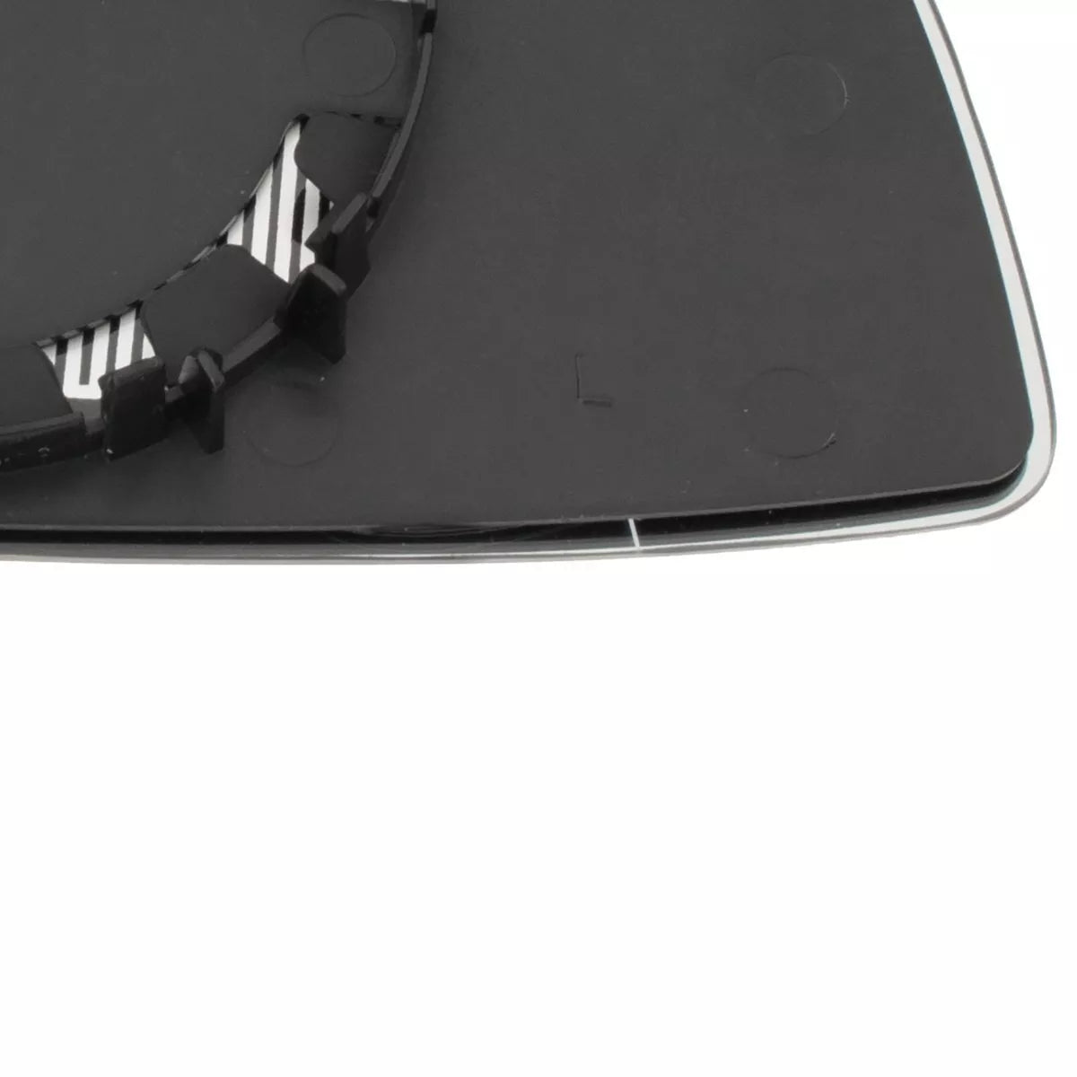 BMW 5 E60 / E61 03-10 veidrodėlio įdėklas šildomas mėlynas kairysis