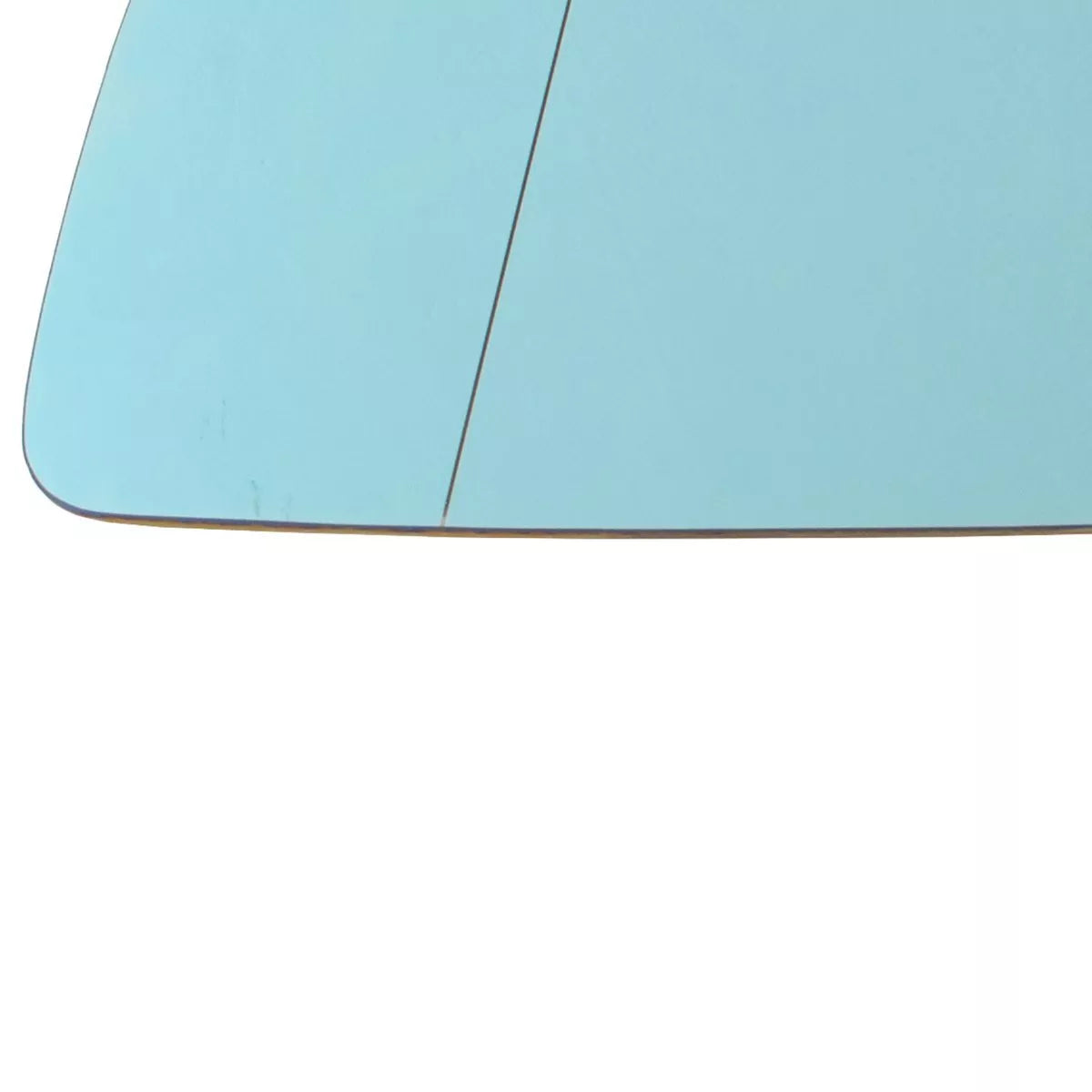 BMW 5 E60 / E61 03-10 veidrodėlio įdėklas šildomas mėlynas kairysis