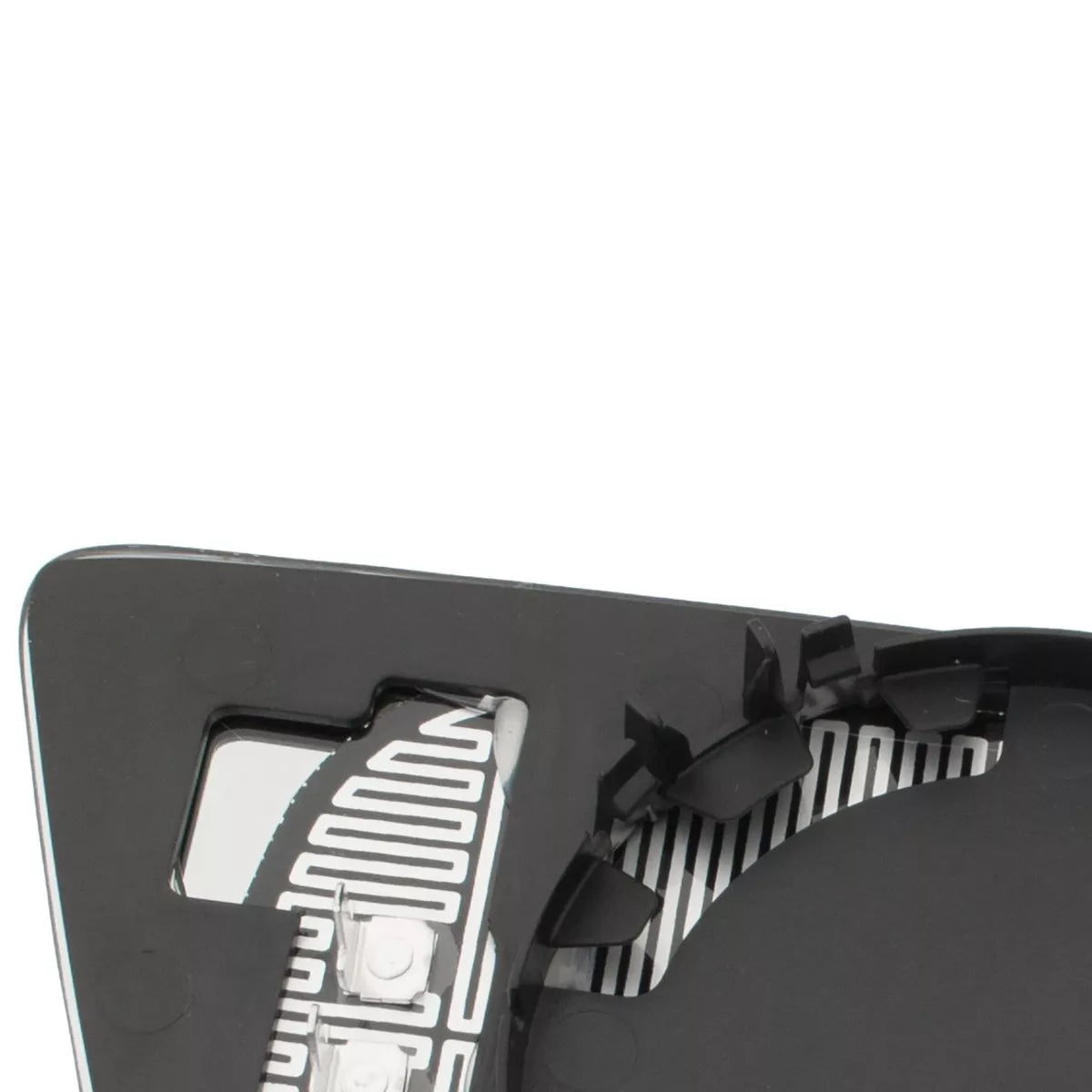 BMW 5 E60 / E61 03-10 veidrodėlio įdėklas šildomas mėlynas kairysis