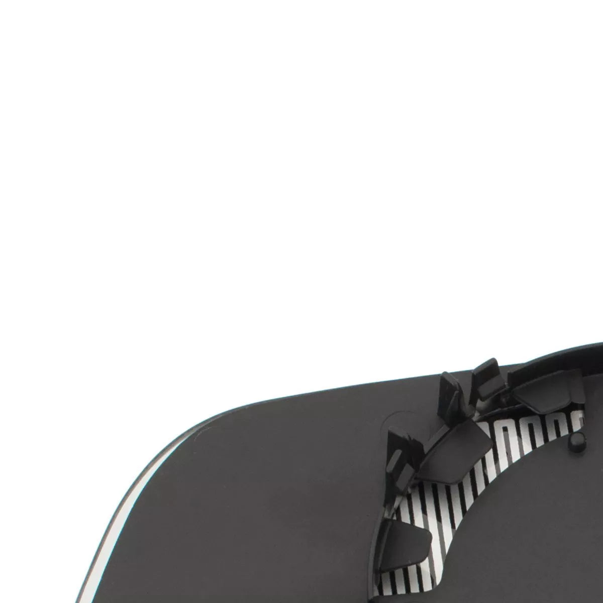 BMW 5 E60 / E61 03-10 veidrodėlio įdėklas šildomas mėlynas dešinysis