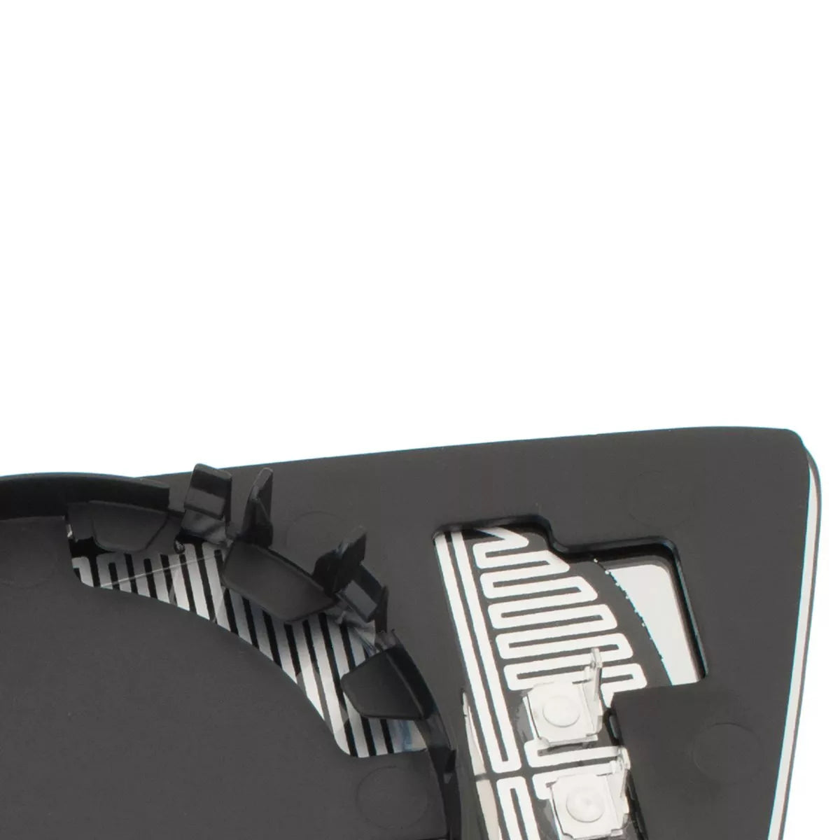 BMW 5 E60 / E61 03-10 veidrodėlio įdėklas šildomas mėlynas dešinysis