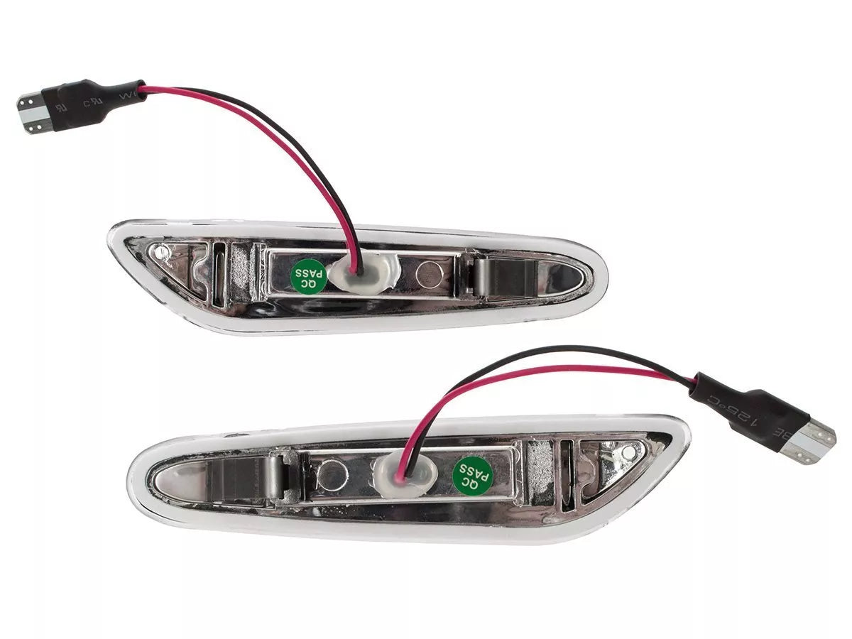 BMW 5 E60 E61 LED šoninių posūkių žibintų komplektas, įprastas, baltas, 2 vnt.