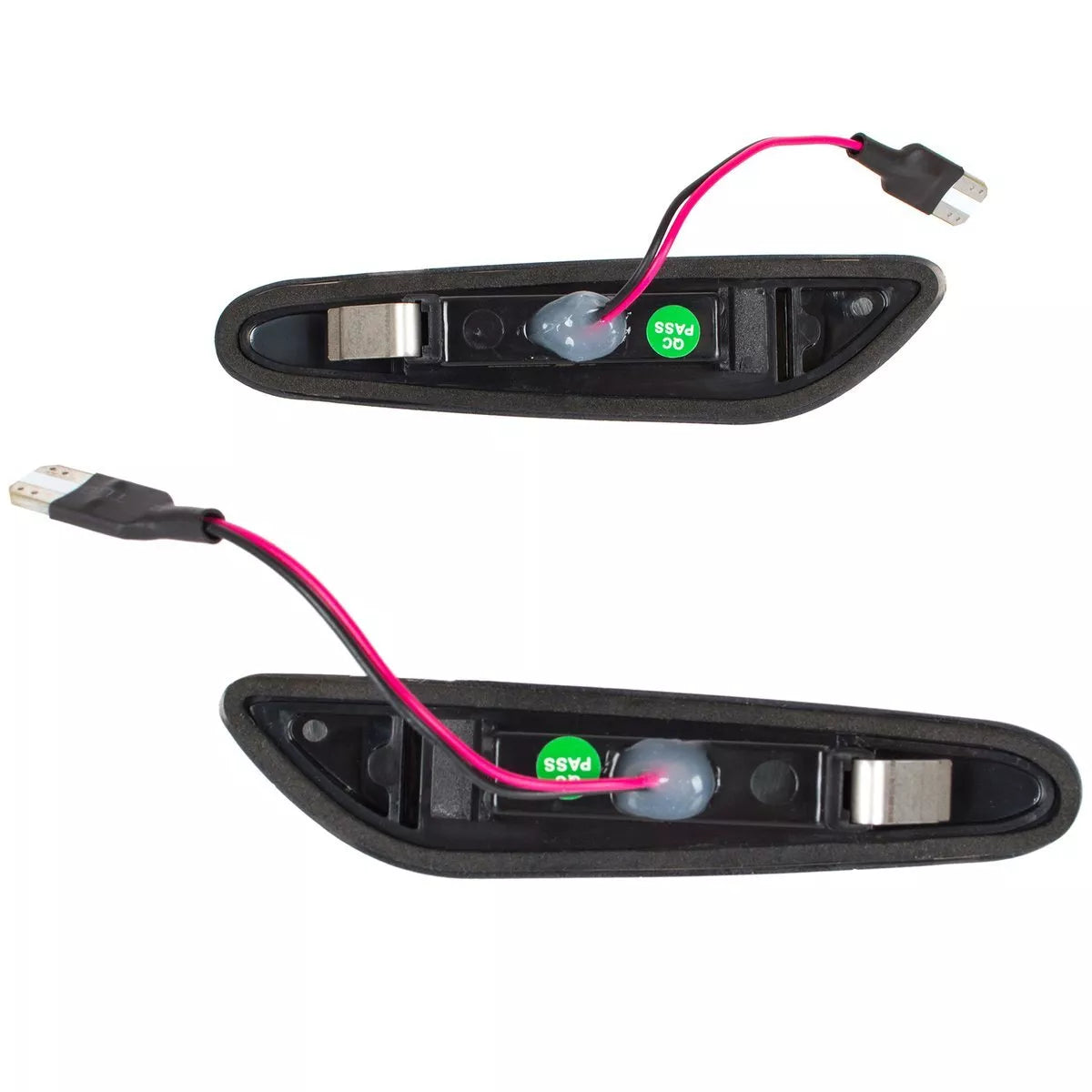 BMW 5 E60 E61 LED šoninių posūkių žibintų rinkinys SMOKED DYNAMIC, 2 vnt.