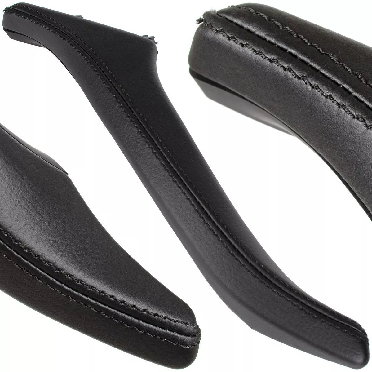 BMW 5 F10 F11 09-17 JUODA ODINĖ vidaus durų rankena priekinė = galinė dešinėje