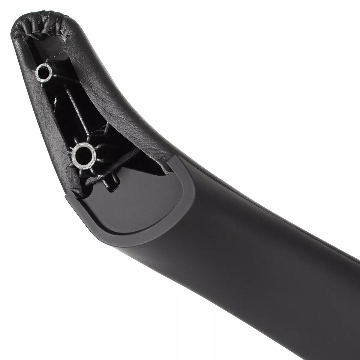 BMW 5 F10 F11 09-17 JUODA ODINĖ vidaus durų rankena priekinė = galinė dešinėje