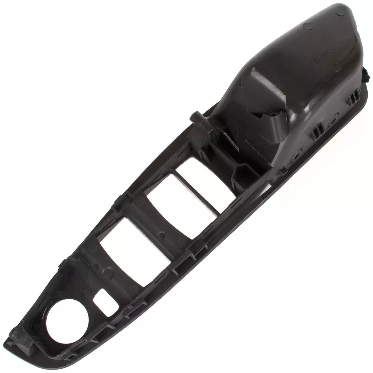 BMW 5 F10 F11 09-17 vidinių durų rankenėlių komplektas priekyje ir gale, 7 vnt. JUODAS - 1 skylė