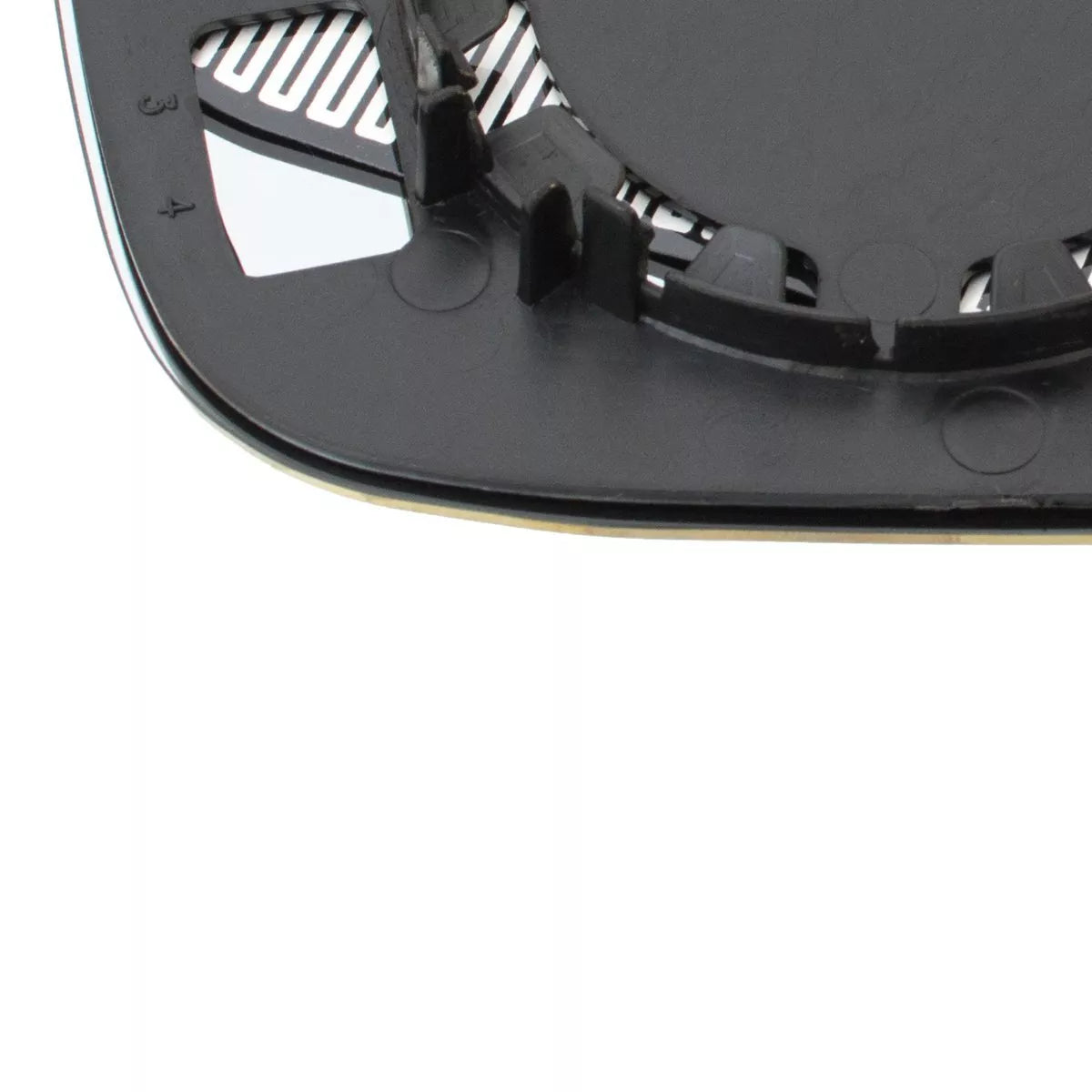 BMW 5 F10 / F11 2009- Šildomas mėlynas veidrodėlio įdėklas kairėje