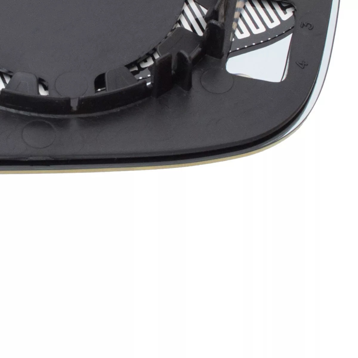 BMW 5 F10 / F11 2009- Šildomas mėlynas veidrodėlio įdėklas dešinėje