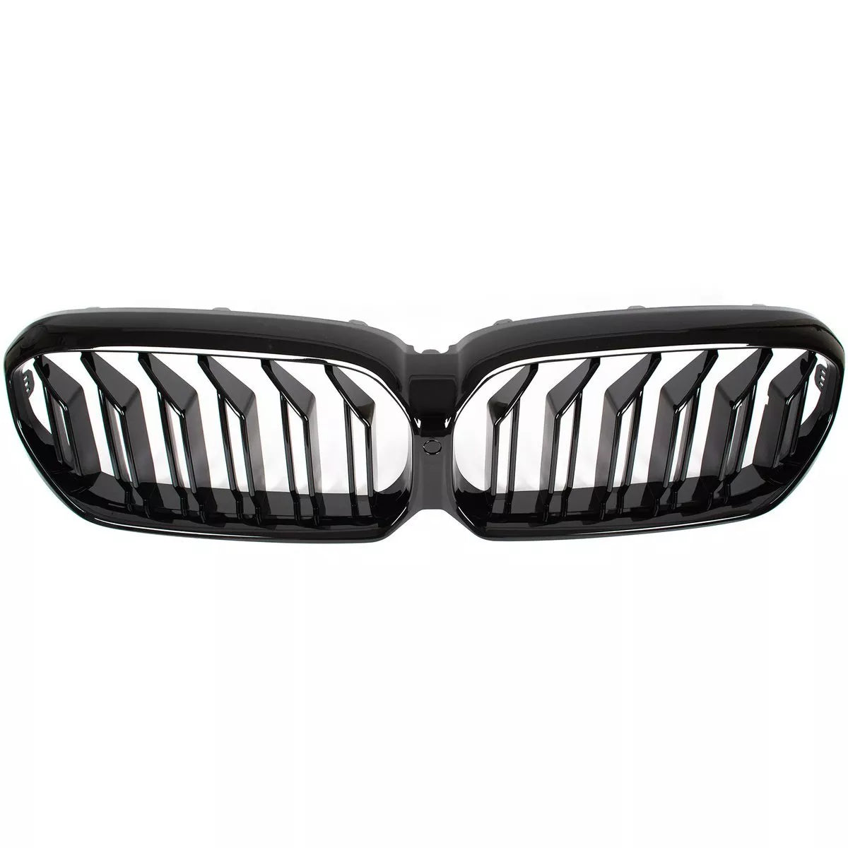 BMW 5 G30 G31 LCI 2020- Žibintų grotelės JUODOS, BLIZGIOS DVIGUBOS JUOSTELĖS