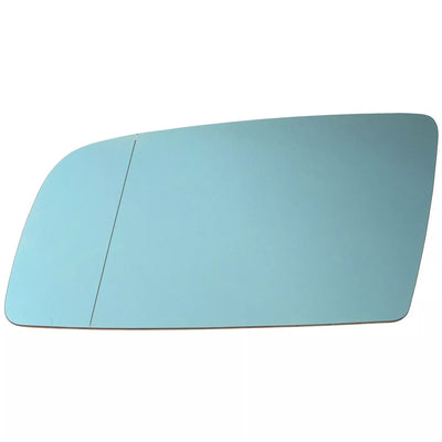 BMW 6 E63 / E64 04-10 veidrodėlio įdėklas šildomas mėlynas kairysis