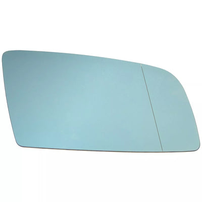 BMW 6 E63 / E64 04-10 veidrodėlio įdėklas šildomas mėlynas dešinysis