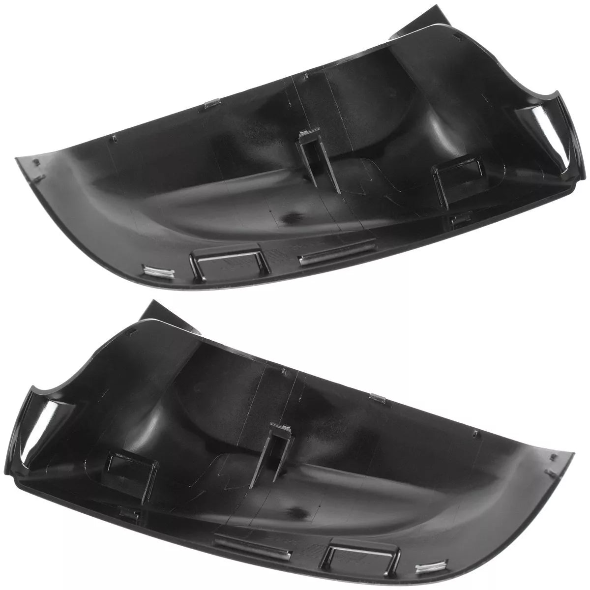 BMW 6 E63 E64 07-11 veidrodėlio dangteliai BLIZGŪS JUODI kairė + dešinė 2 vnt. komplektas