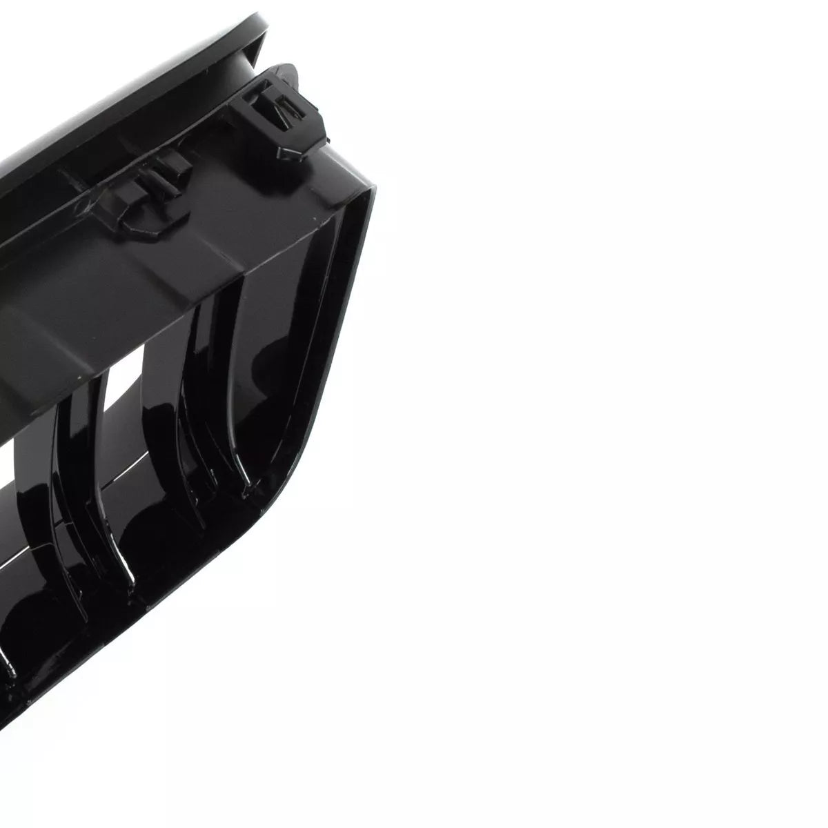 BMW 6 F06 F12 F13 10-18 grotelių tarp žibintų komplektas kairėje + dešinėje juodos blizgios dvigubos juostos