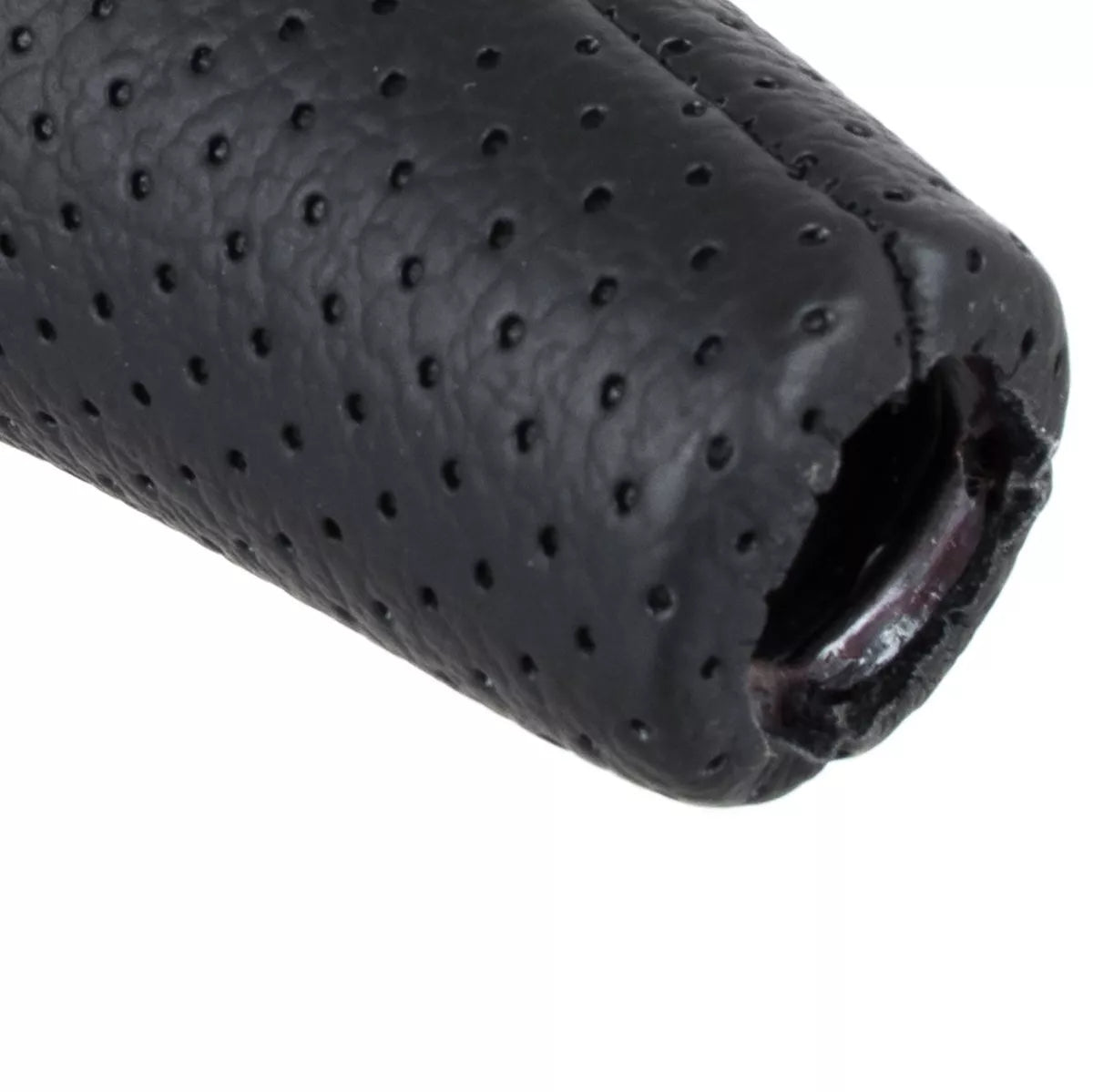 BMW E34 E36 E38 E39 E46 E60 E61 E87 E90 X3 X5 Pavarų perjungimo svirtis JUODA PERFORUOTA ODINĖ 5 GREIČIŲ