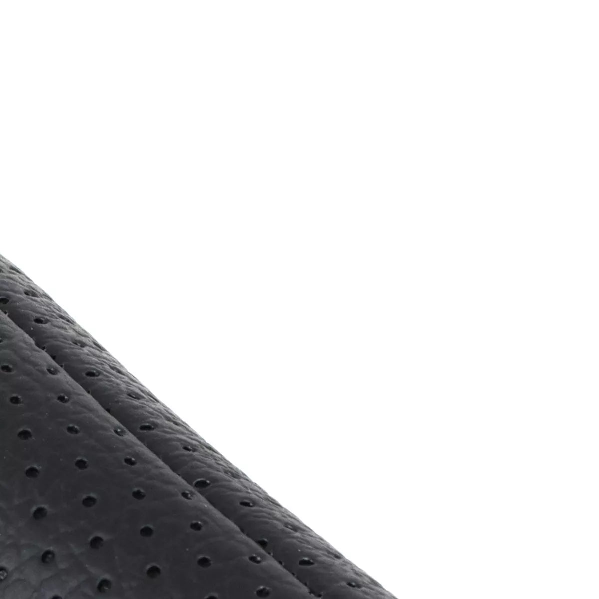 BMW E34 E36 E38 E39 E46 E60 E61 E87 E90 X3 X5 Pavarų perjungimo svirtis JUODA PERFORUOTA ODINĖ 5 GREIČIŲ