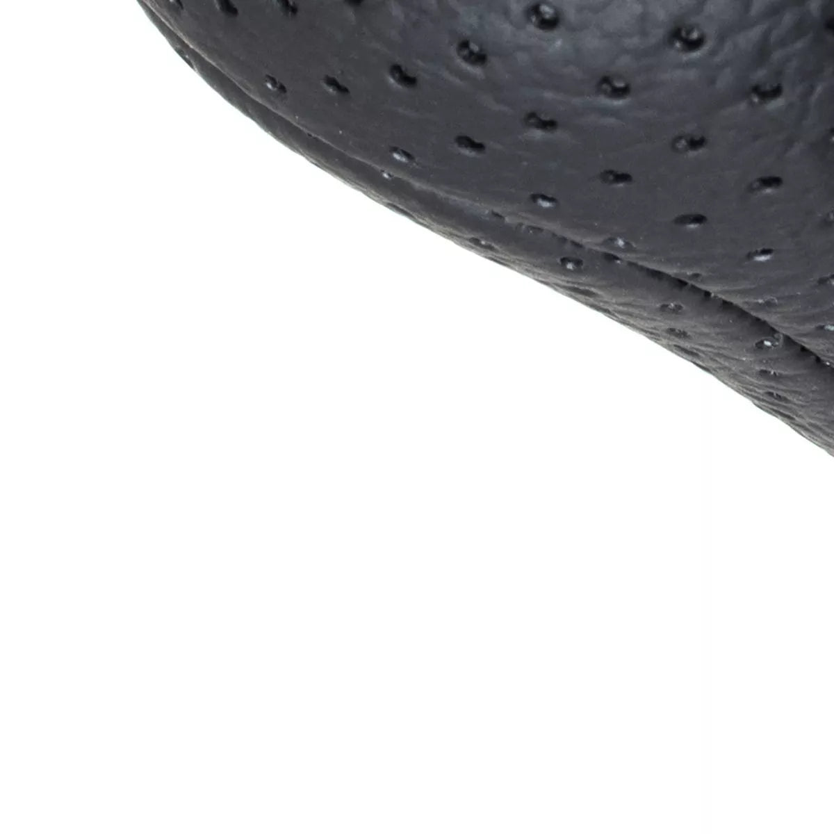 BMW E34 E36 E38 E39 E46 E60 E61 E87 E90 X3 X5 Pavarų perjungimo svirtis JUODA PERFORUOTA ODINĖ 5 GREIČIŲ