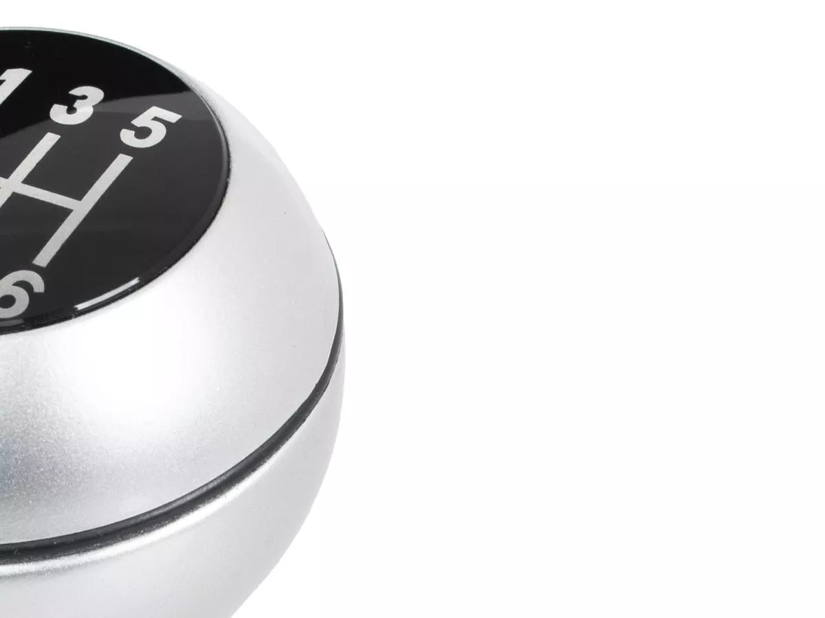 BMW E39 E46 E53 E60 E61 E81 E82 E83 E85 E87 E90 E91 E92 E93 pavarų perjungimo svirtis sidabrinė+chromuota 6 pavarų