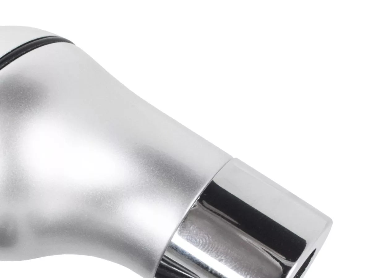 BMW E39 E46 E53 E60 E61 E81 E82 E83 E85 E87 E90 E91 E92 E93 pavarų perjungimo svirtis sidabrinė+chromuota 6 pavarų