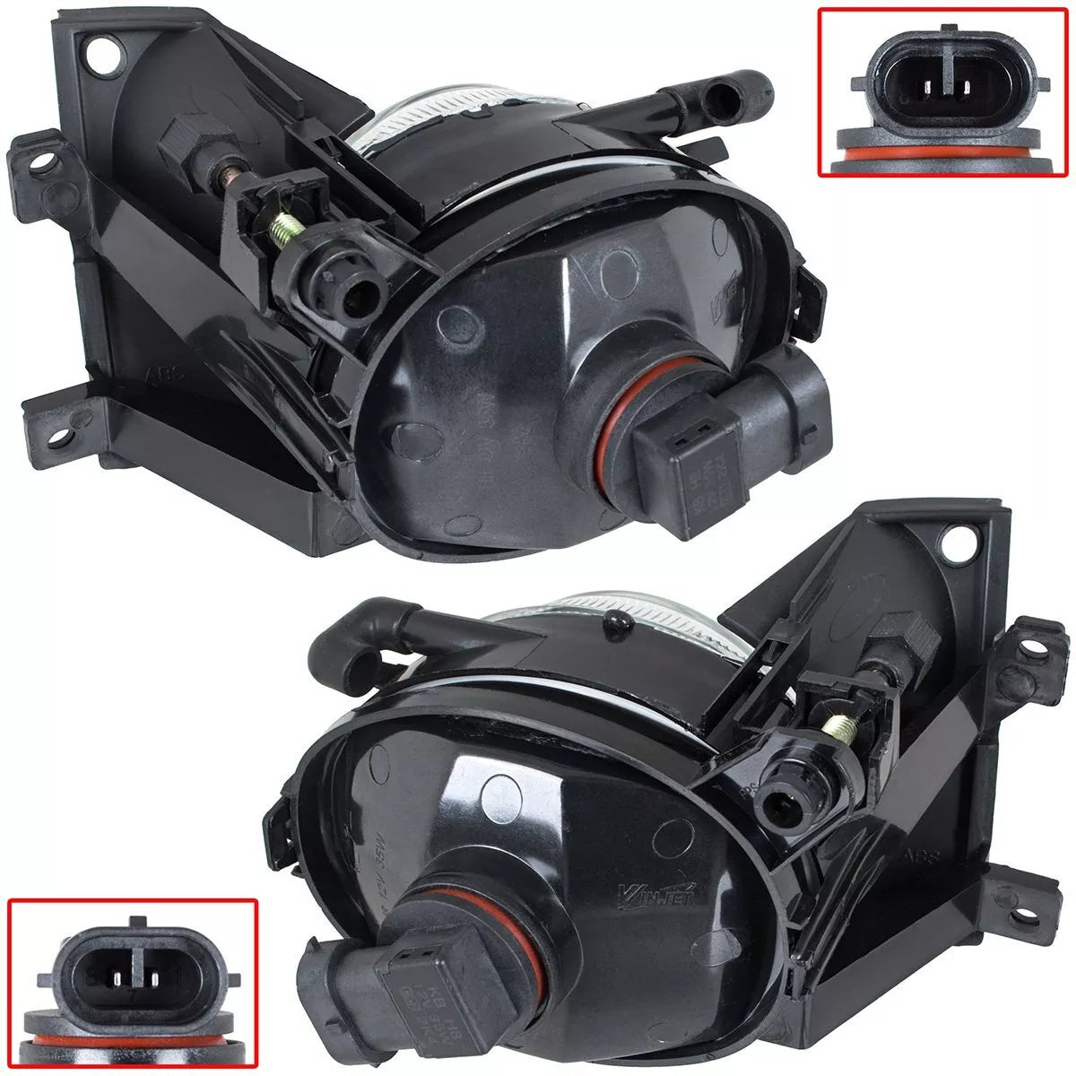 BMW E39 5 serijos 01-03 kairieji ir dešinieji rūko žibintai komplekte *