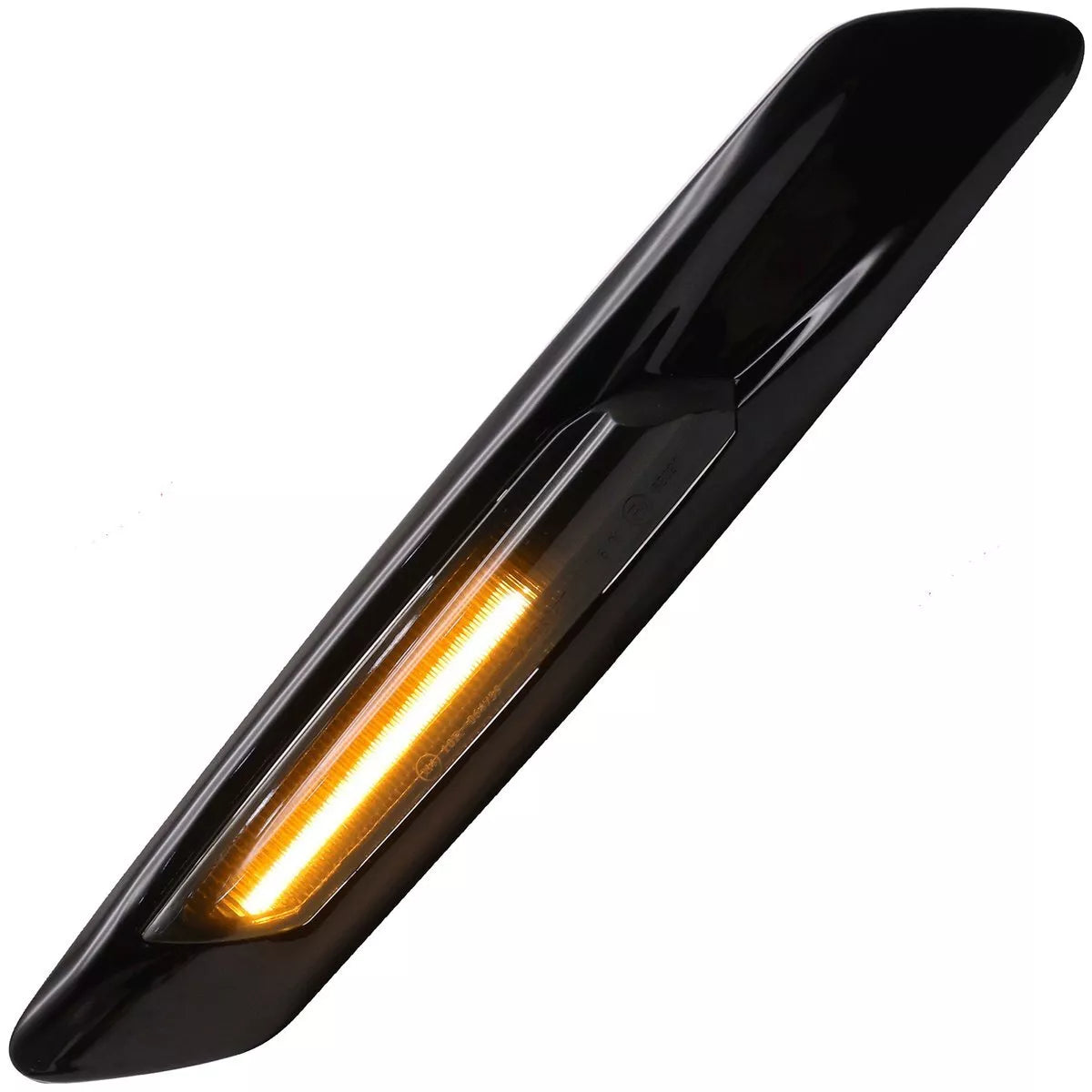 BMW X3 E83 04-10 LED šoninių posūkių žibintų rinkinys SMOKED DYNAMIC, 2 vnt.