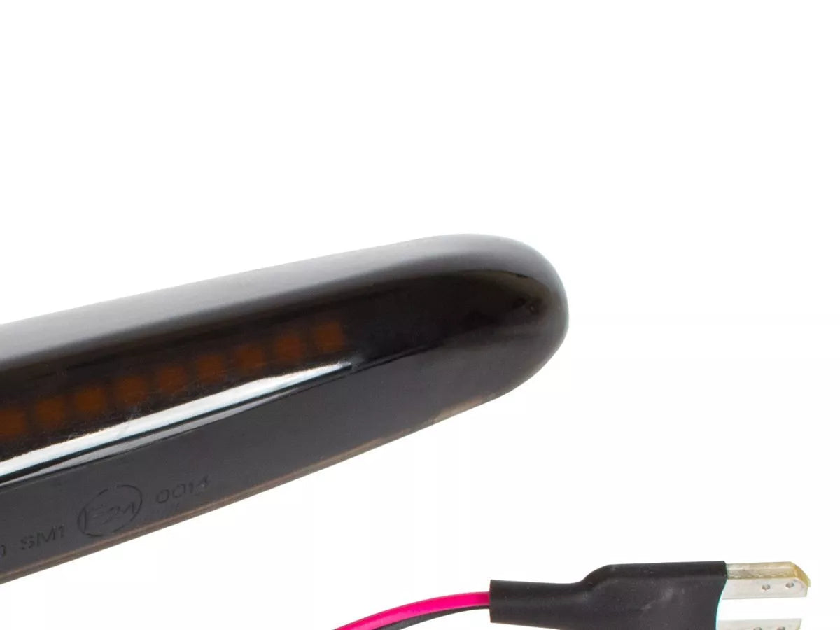 BMW X3 E83 LED šoninių posūkių žibintų rinkinys „Smoked Dynamic“, 2 vnt.