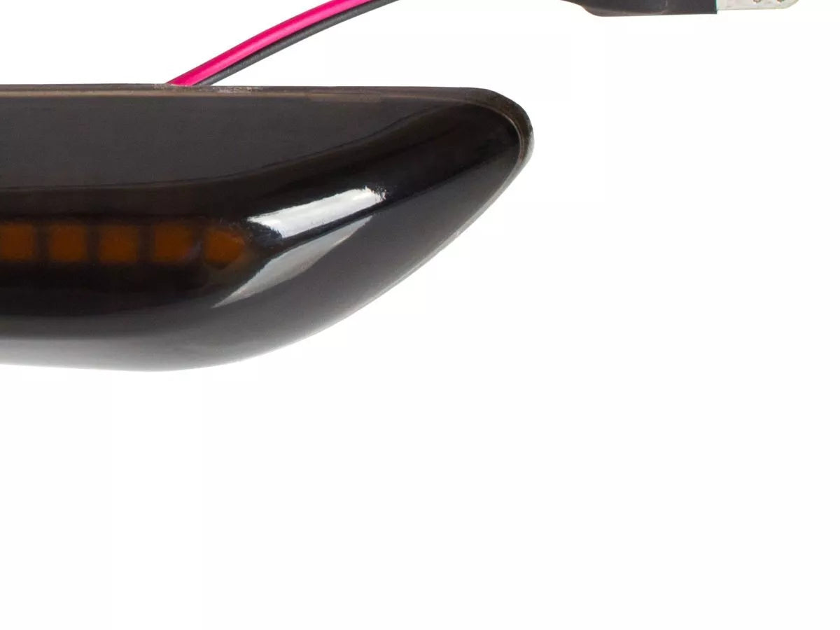 BMW X3 E83 LED šoninių posūkių žibintų rinkinys „Smoked Dynamic“, 2 vnt.