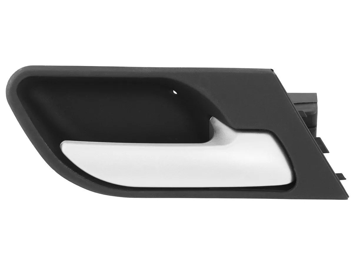 BMW X5 E53 99-06 sidabrinė apšviesta galinė dešinė vidinė durų rankena