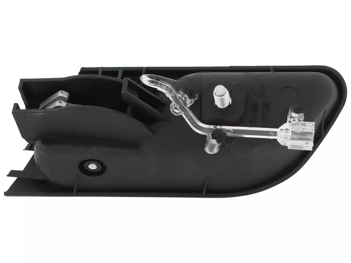 BMW X5 E53 99-06 sidabrinė apšviesta galinė dešinė vidinė durų rankena