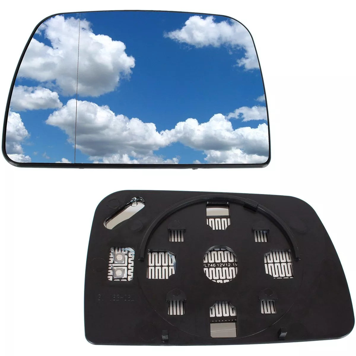 BMW X5 E53 99-06 Šildomas veidrodėlio įdėklas kairėje