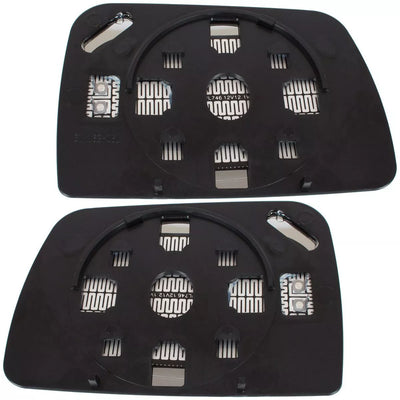 BMW X5 E53 99-06 Šildomų veidrodėlių įdėklų kairė ir dešinė 2 vnt. komplektas