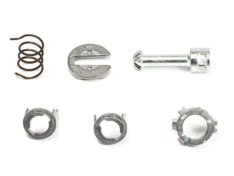 BMW X5 E53 99-06 priekinių kairiųjų = dešiniųjų durų rankenos remonto komplektas 6 dalių 40 mm