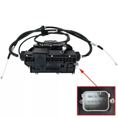 BMW X5 E70 06-13 elektrinis rankinio stabdžio mechanizmas su trosais KPL